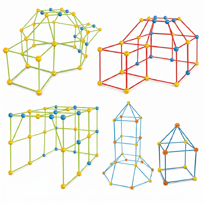 Kit de Construcție pentru Forturi pentru Copii