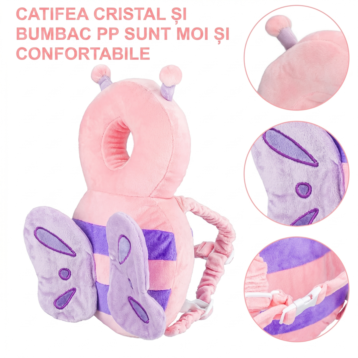 Suport Spate pentru Copii Tip Ham Anticădere (1–3 ani)