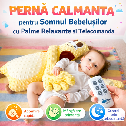 Pernă cu Palme Relaxante pentru Somnul Beblușilor