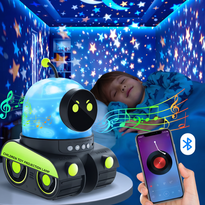 RoboPro - Proiector Smart pentru Copii cu 21 Modele și Muzică