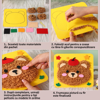 Set Creativ De Cusut Pentru Copii