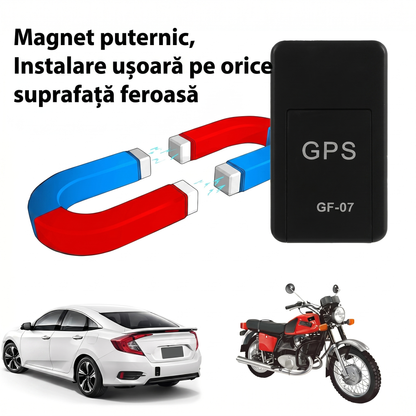 Tracker GPS Mini Magnetic pentru Monitorizare Auto și Persoane