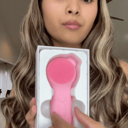 Dispozitiv Facial 5în1 pentru Curățare, Masaj și Rejuvenare cu Lumină LED și Încălzire
