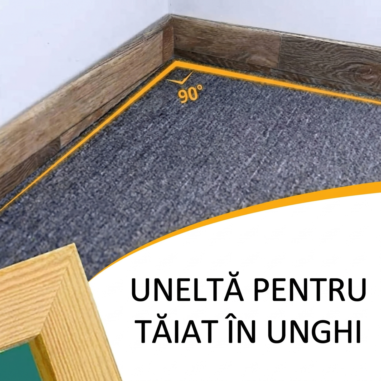 Unealtă 2în1 pentru Măsurarea Unghiurilor și Tăiere