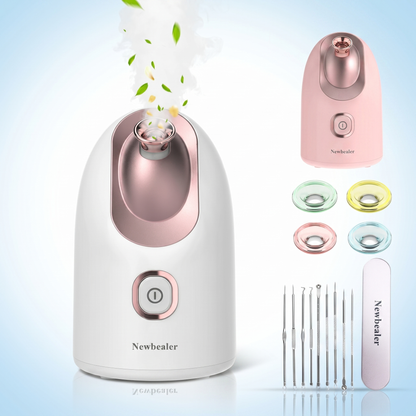 Saună Facială Nano Ionică cu Abur Cald și Kit pentru Curățare (160 ml)