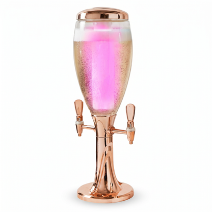 Turn pentru Vin și Prosecco cu LED – Dozator Elegant de Băuturi 3L pentru Petreceri
