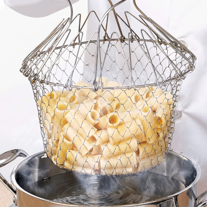 Coș Pliabil Tip Friteuza pentru Prăjit