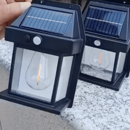 Lampă Solară LED de Perete cu Senzor de Mișcare, Fără Fir (3W)