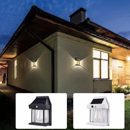Lampă Solară LED de Perete cu Senzor de Mișcare, Fără Fir (3W)