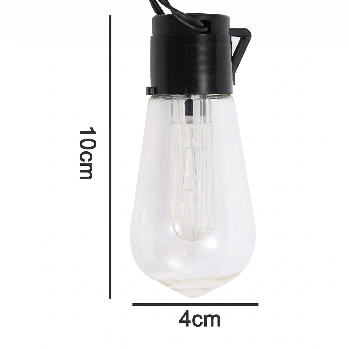 Ghirlandă Solară pentru Exterior cu 8 Moduri de Iluminare, IP65, 8 m, Multicolor