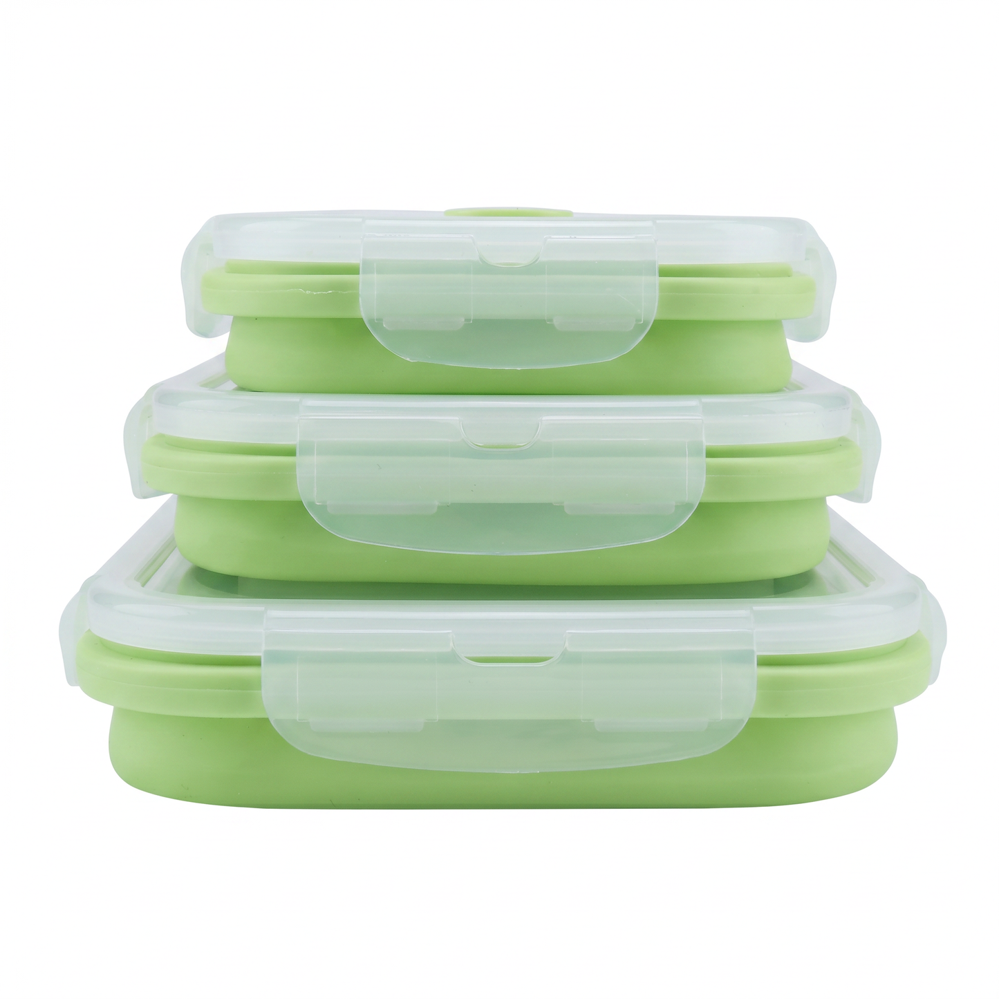 Set Cutiuțe Alimentare din Silicon Pliabile, Rezistente la Temperaturi Ridicate, pentru Microunde