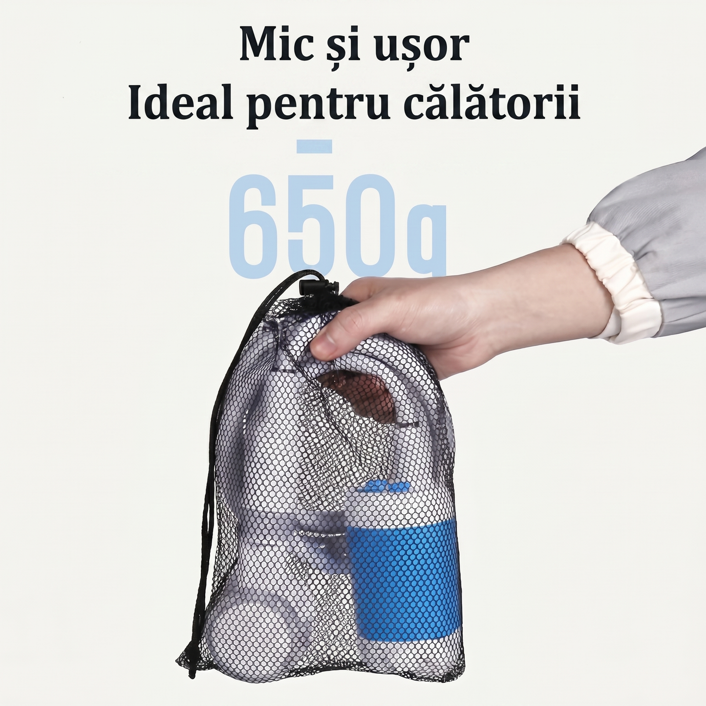 Set Duș Electric Portabil cu Baterie 5000 mAh pentru Camping și Călătorii