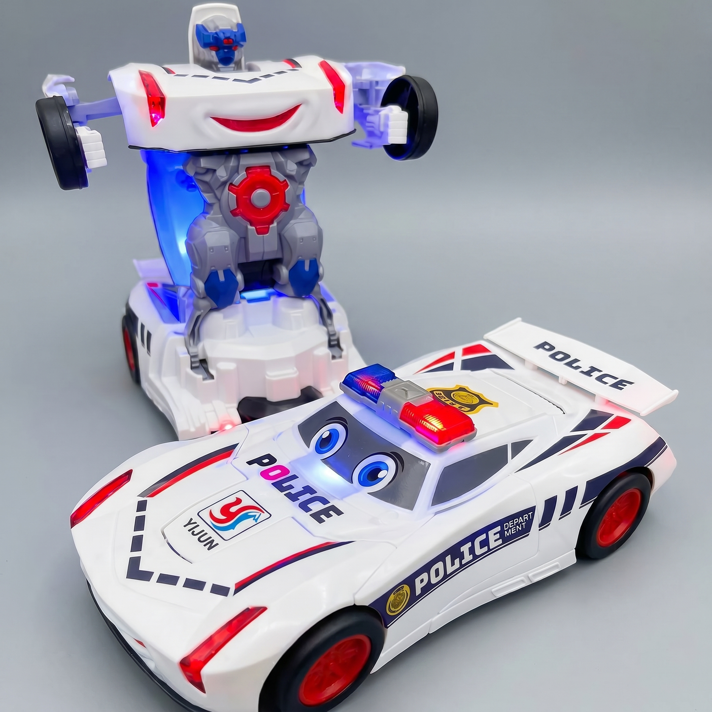 Mașinuță Robot Transformabilă cu Telecomandă