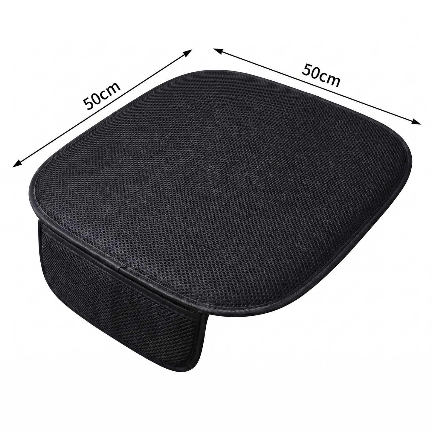 Pernă Auto pentru Scaun cu Design Antiderapant și Buzunar de Depozitare