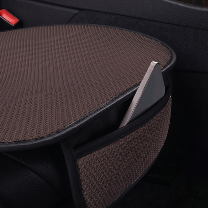 Pernă Auto pentru Scaun cu Design Antiderapant și Buzunar de Depozitare