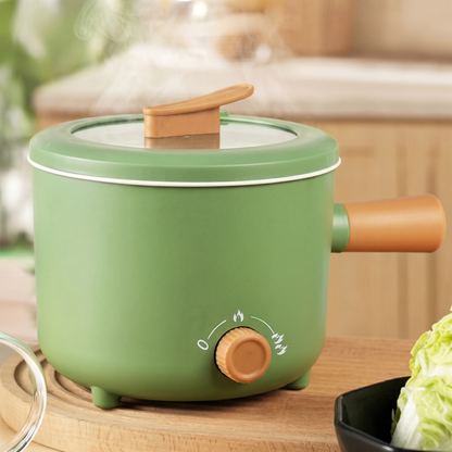 Multicooker Electric Portabil 1,8 L cu Funcție de Menținere la Cald și Protecție la Supraîncălzire