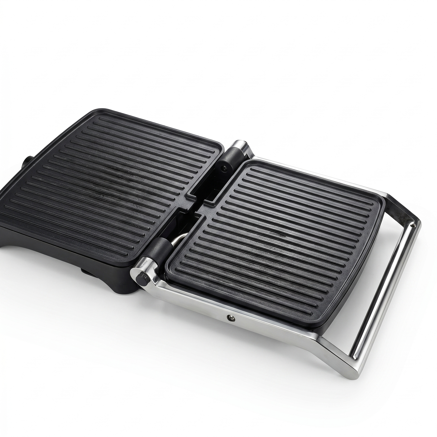 Grill Electric 2000 W cu Plăci Antiaderente și Deschidere 180°