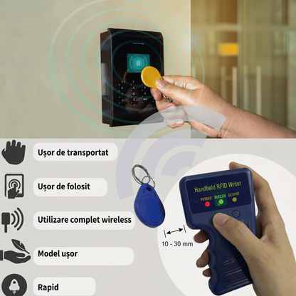 Copiator Rapid pentru Chei Magnetice de Interfon