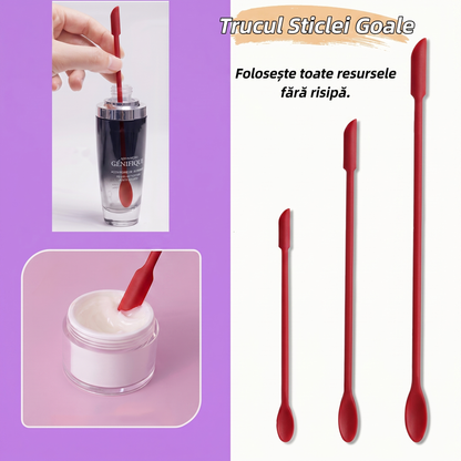 Set de 3 Spatule Mini din Silicon Non-Toxic