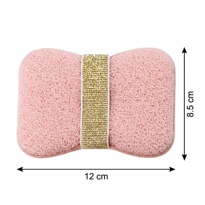 Burete Exfoliant pentru Baie cu Săculeț pentru Săpun și Curele de Fixare