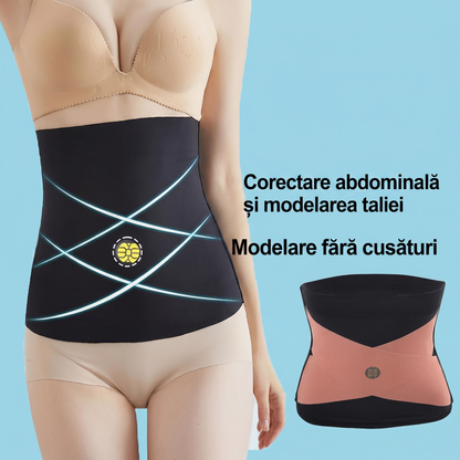 Set 2 Centuri Modelatoare Fără Cusături pentru Talie, Control Abdomen și Suport Postpartum