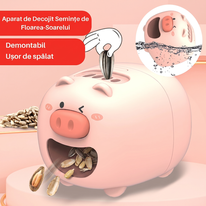 Aparat Electric pentru Decojit Semințe de Floarea-Soarelui cu Acumulator și Încărcare Type-C