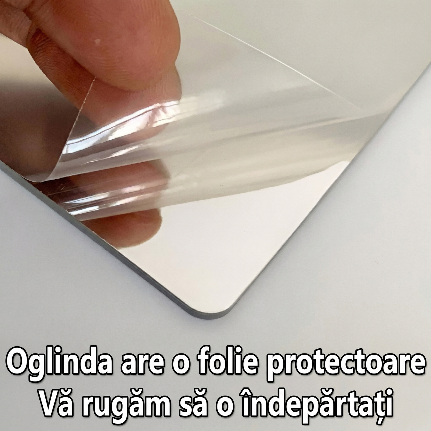 Set 8 Oglinzi Autoadezive cu Claritate HD