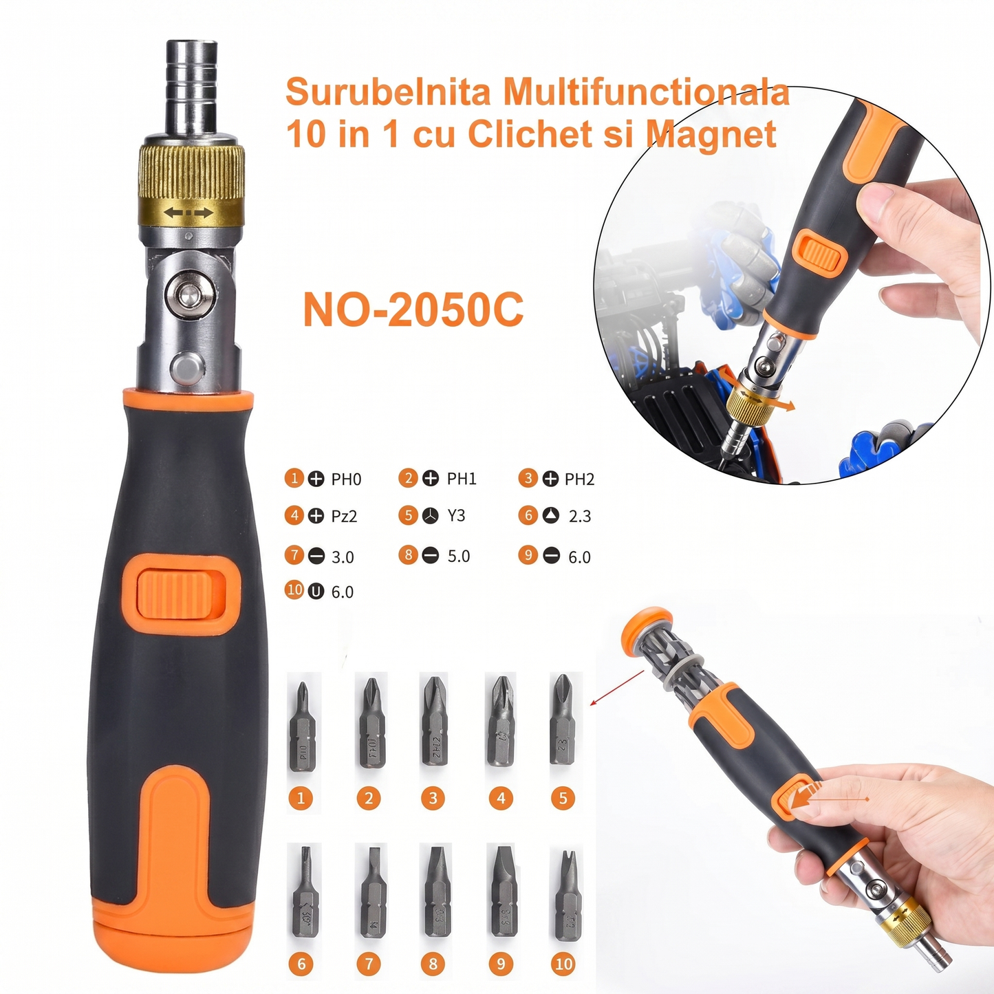 Surubelnita Multifunctionala 10 in 1