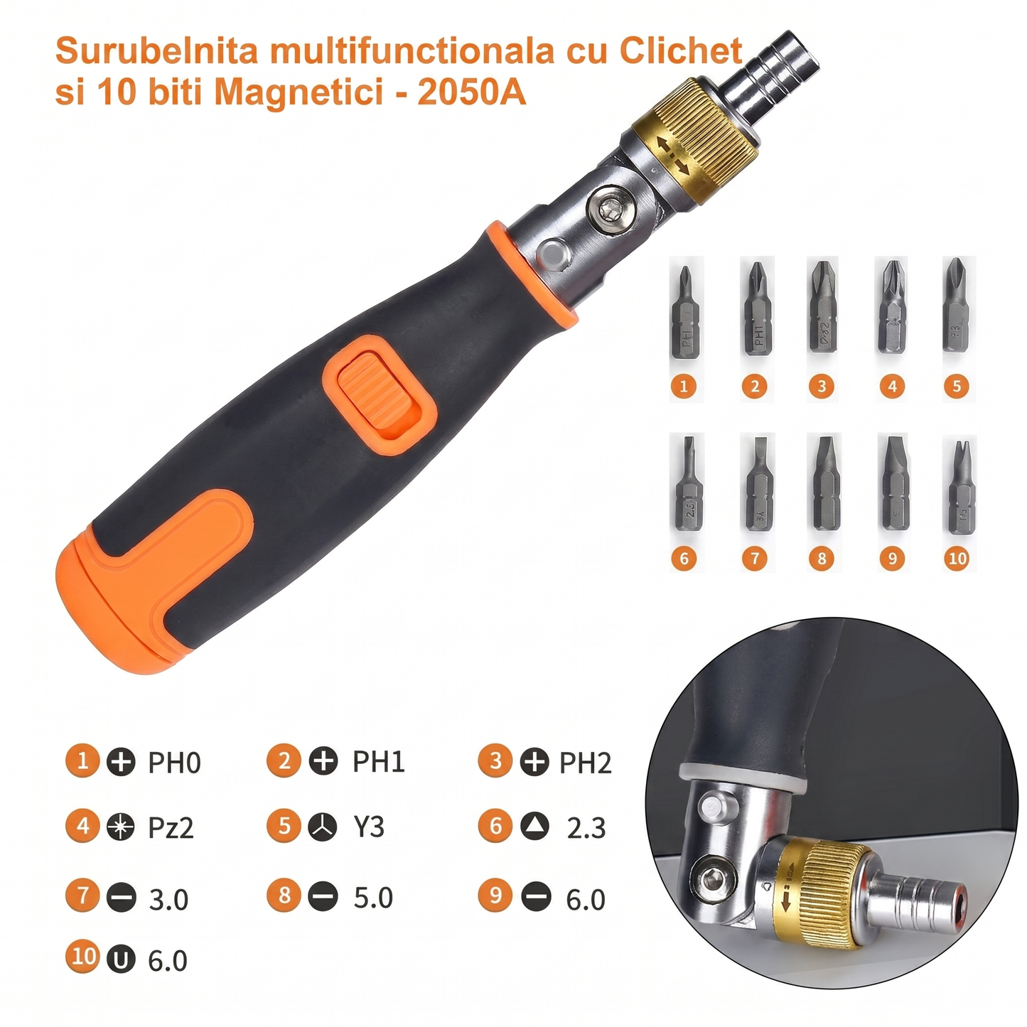 Surubelnita Multifunctionala 10 in 1