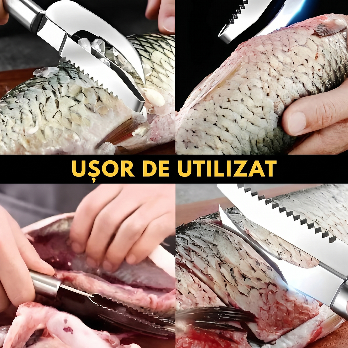 Cuțit Multifuncțional pentru Curățarea Peștelui