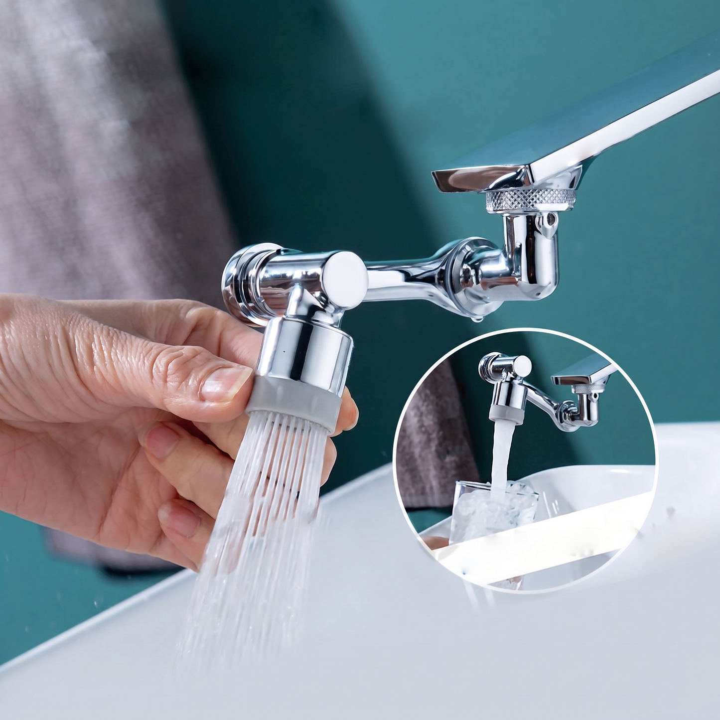 Robinet Rotativ din Alamă Multifuncțional 180 grade