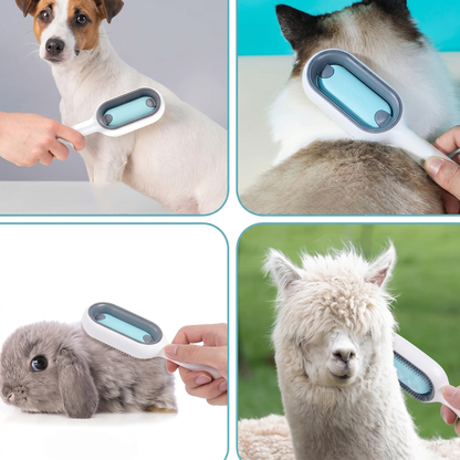 Perie 2 în 1 pentru Îngrijirea Animalelor