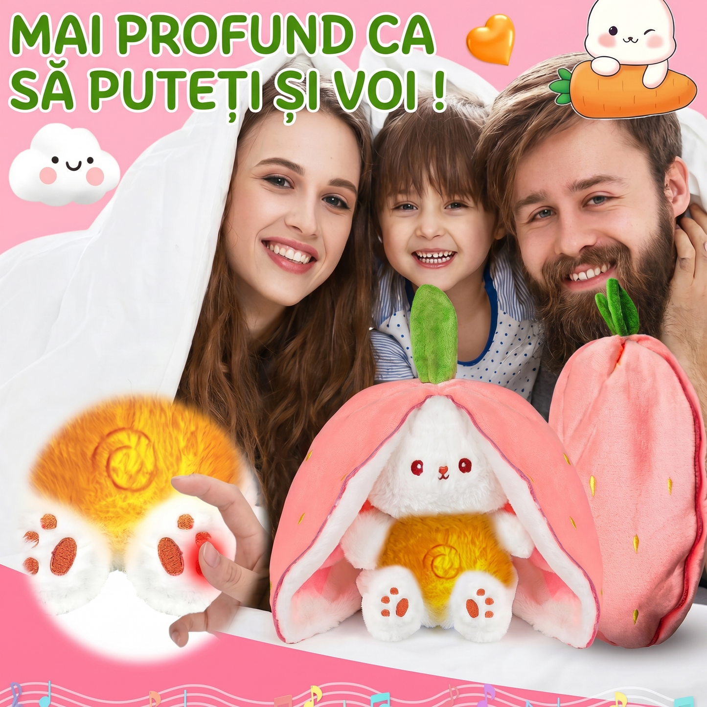 Iepuraș care Respiră și Cântă Melodii