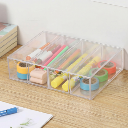 Cutie Organizatoare pentru Ochelari cu 4 Sloturi