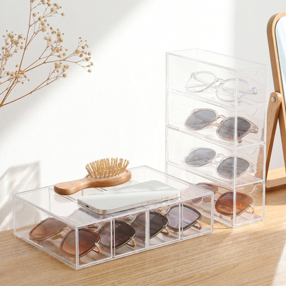 Cutie Organizatoare pentru Ochelari cu 4 Sloturi