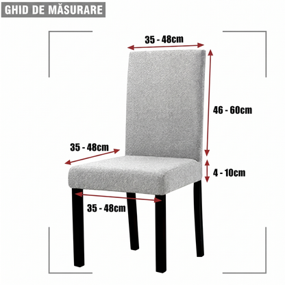 Set de 4 Huse Elastice pentru Scaune
