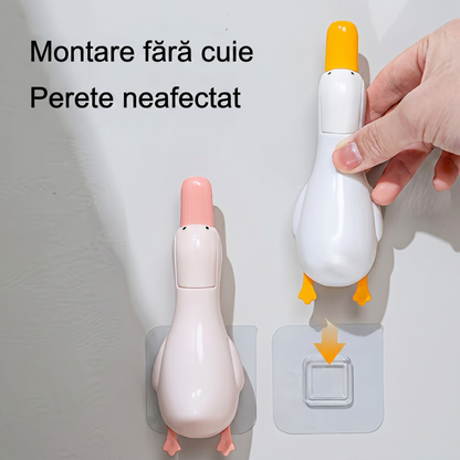 Clema Drăguță de Curățare a Părului în Formă de Rață