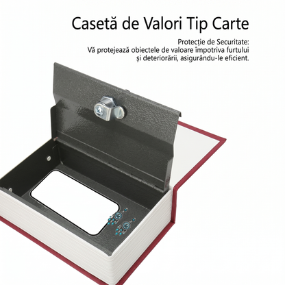 Casetă de Valori în Formă de Carte