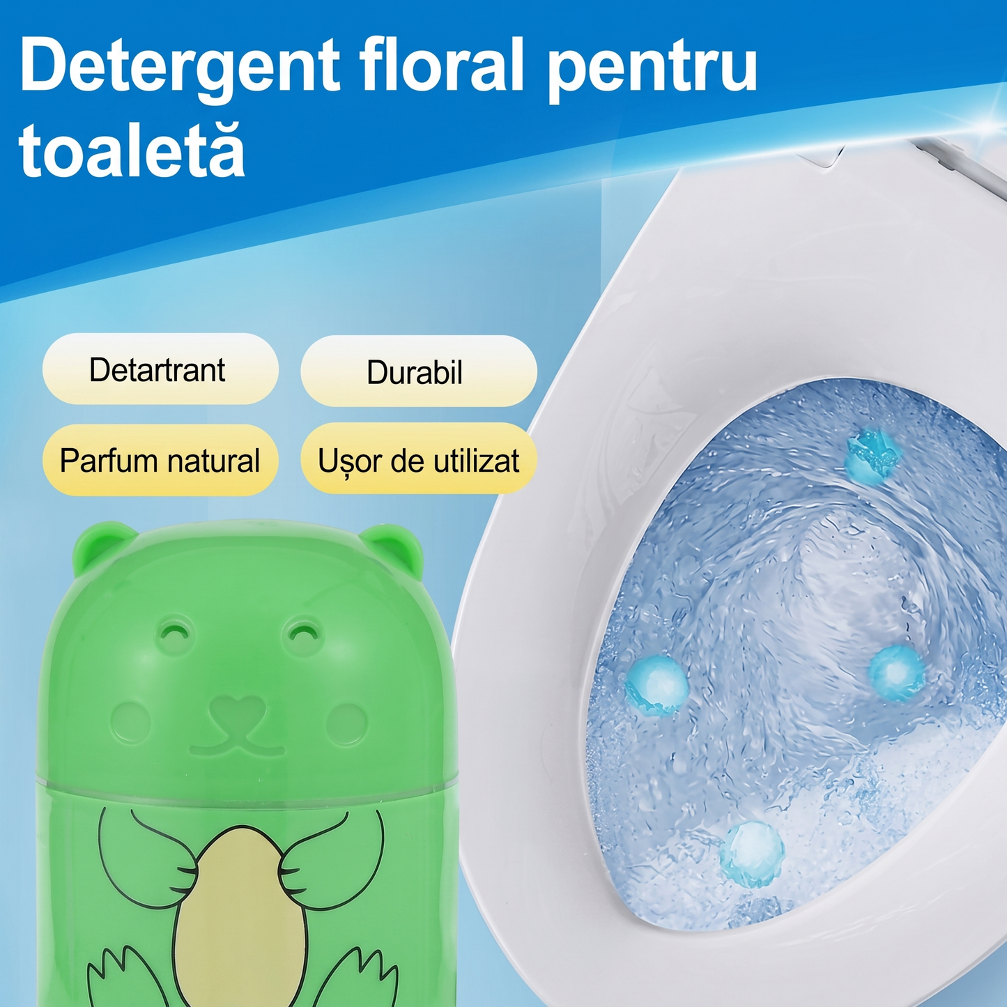 Capsulă de Curățare a Vasului de Toaletă