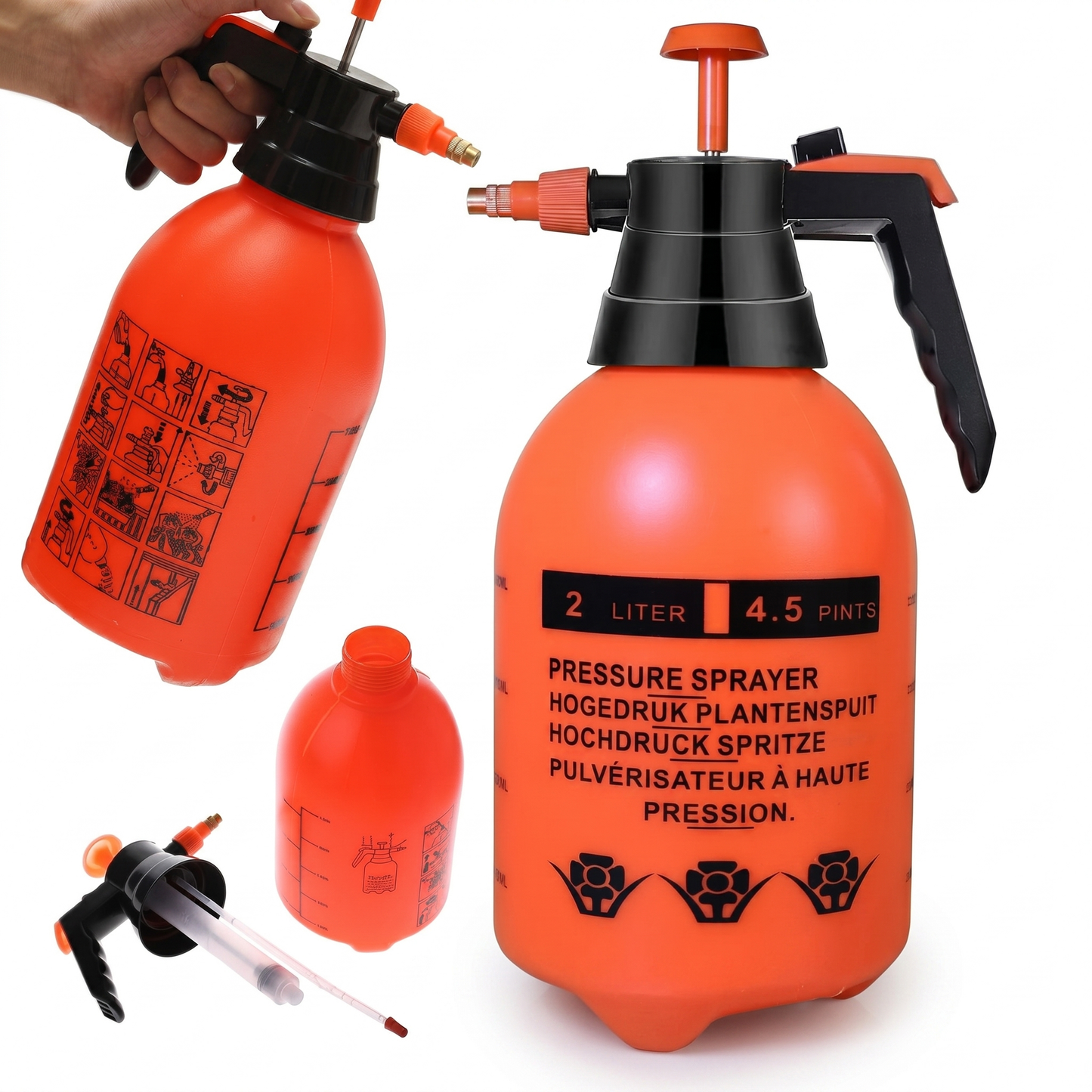 Pulverizator cu Presiune pentru Stropirea Plantelor
