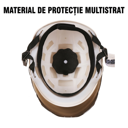 Cască de Protecție cu Vizieră de Soare