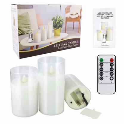 Set Lumânări Decorative cu LED