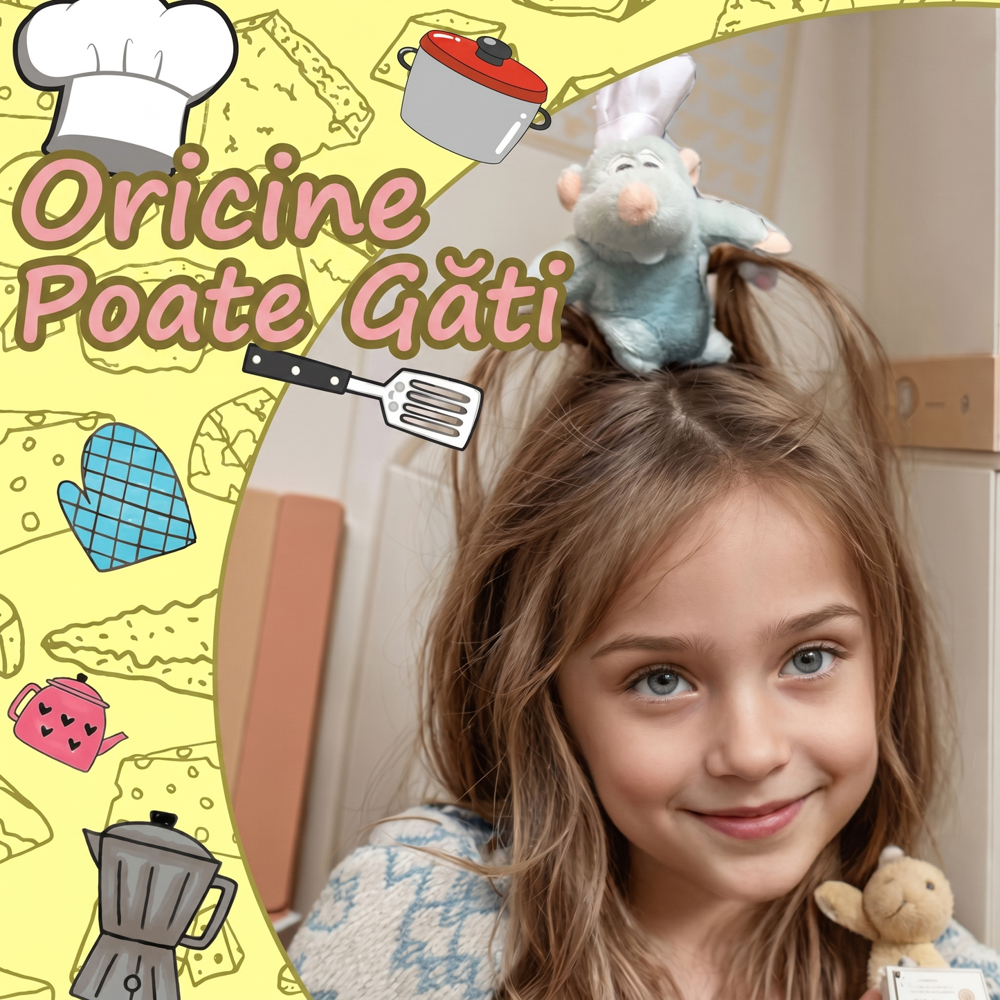 Bentiță de Pluș Chef Ratatouille