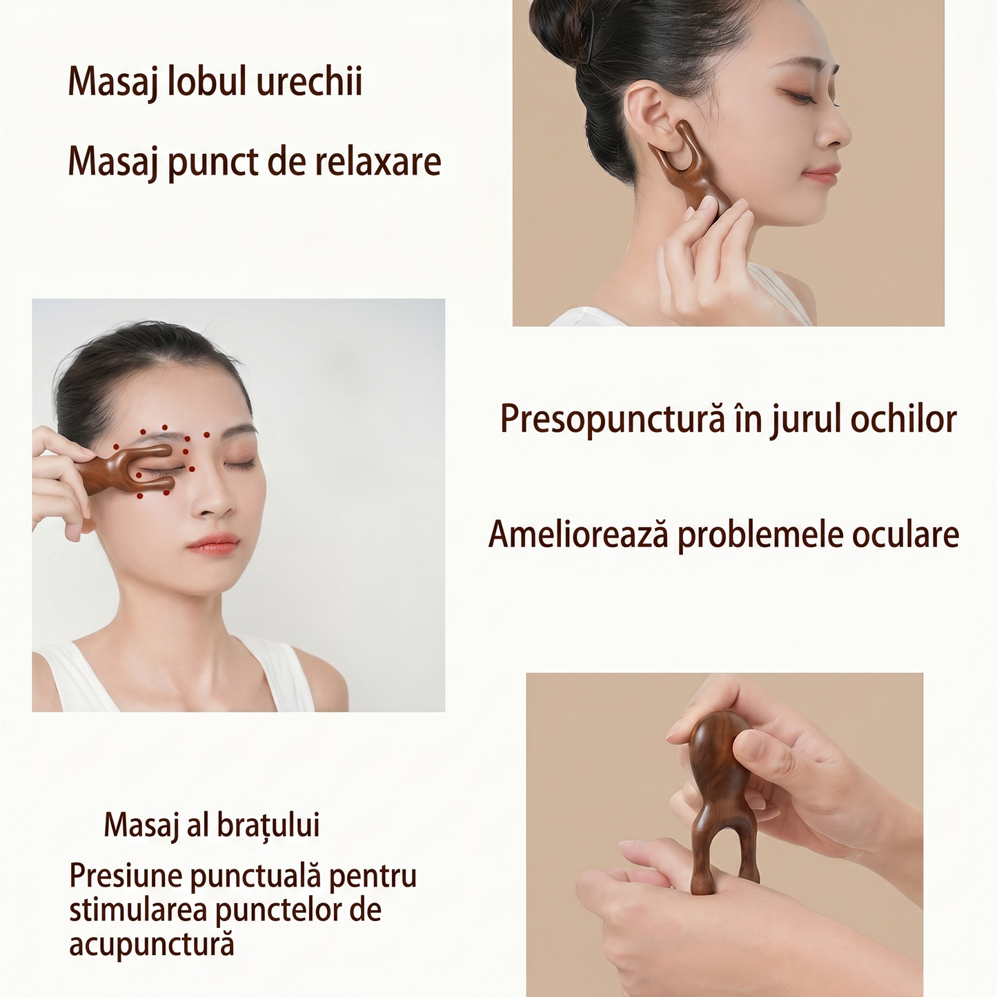 Instrument Pentru Masaj Facial 1 + 1 Gratis