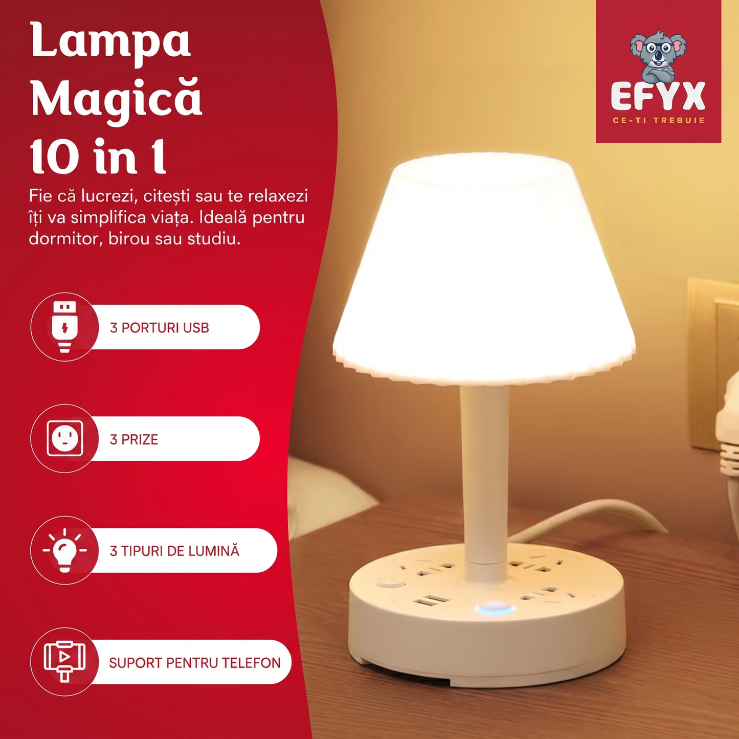 Lampă Magică 10 în 1