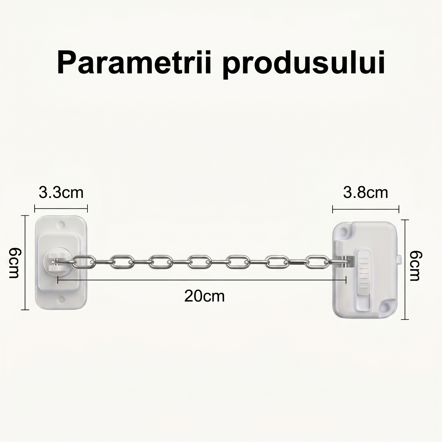 Blocare de Siguranță pentru Fereastră cu Lungime Reglabilă