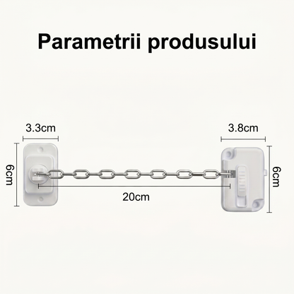 Blocare de Siguranță pentru Fereastră cu Lungime Reglabilă
