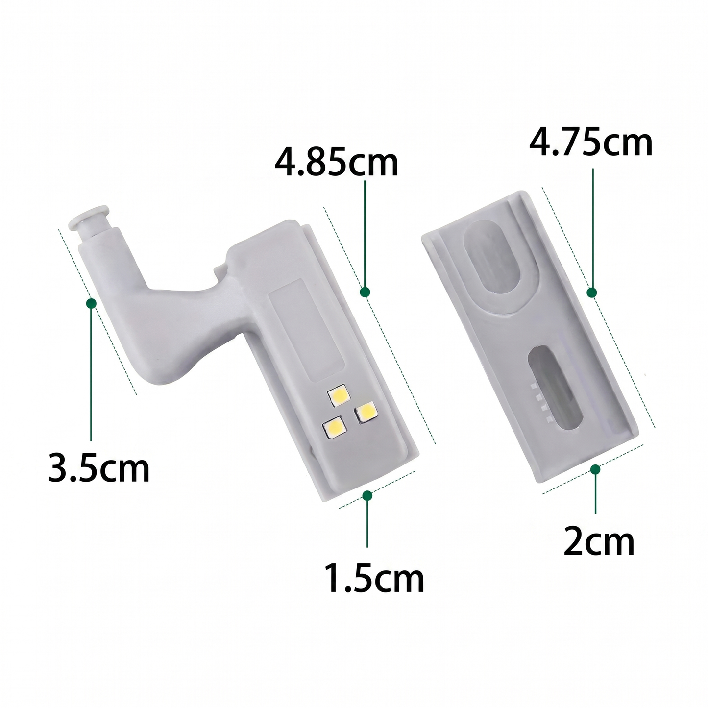 Set Lumini LED pentru Dulap cu Senzor de Mișcare