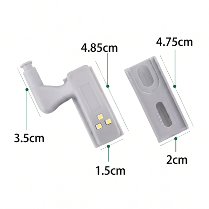 Set Lumini LED pentru Dulap cu Senzor de Mișcare