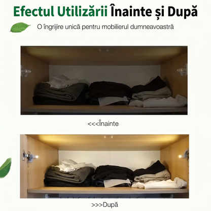 Set Lumini LED pentru Dulap cu Senzor de Mișcare